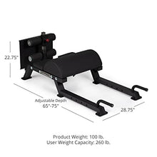Titan Fitness Adjustable Floor Glute & Hamstring Developer (GHD)