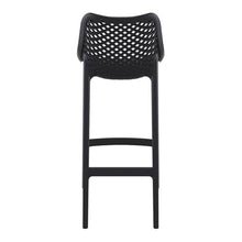 Compamia Air Patio Bar Stool in Black (Set of 2)