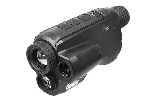 AGM Global Vision Refurbished Fuzion LRF TM25-384 Thermal Monocular with Laser Rangefinder Black