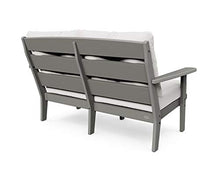 Polywood Lakeside Settee Black/Grey Mist