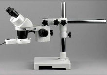 AmScope Binocular Stereo Microscope WH10x Eyepieces 5X-45X Magnification White