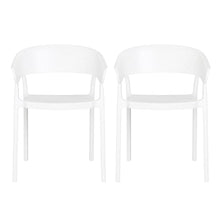 WestinTrends Playa 3-Piece Outdoor Resin Patio Bistro Table Set with Stackable Patio Dining Side Chairs, White