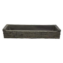 Aquascape Front-Spill Straight Stacked Slate Fountain Topper for Yard, Landscape, and Garden | 78281