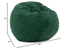 CordaRoy's Chenille Convertible Bean Bag Chair & Bed Queen Size Rainforest