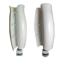 OLONETO Tulip Type Vertical Wind Turbine 3KW Small Wind Turbine 12V/24V Wind and Solar Complementary Power Supply System (Color : White, Size : 12V)