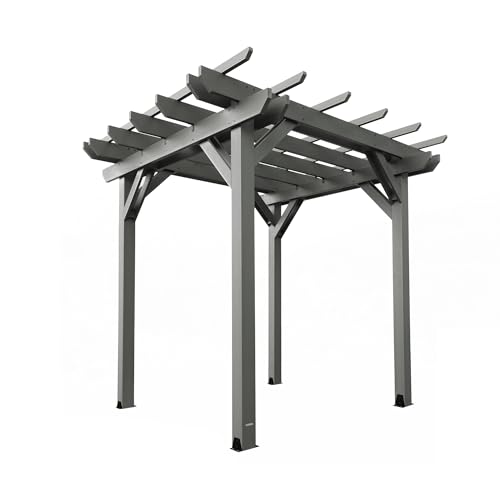 highwood Bodhi Made in America Bodhi 8 x 8 Pergola, Coastal Teak
