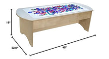 Wood Designs 48" Brilliant Light Table Natural