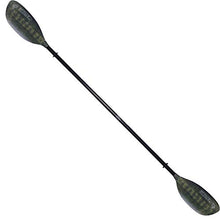 Werner Paddles Shuna Hooked Fiberglass Kayak Fishing Paddle Bass Green