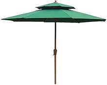 QZQHNYJ 3M Parasols Patio Umbrella Garden Double Topwaterproof Umbrella/Shade with Base,for Beach/Pool/Patio/Balcony/Patio