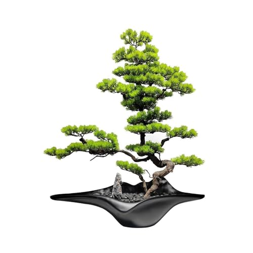 YXIANG56Q Fake Plants Faux Bonsai Tree Realistic Artificial Potted Plant Home Decoration Simulation Bonsai Tree