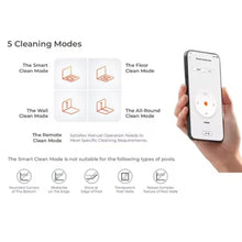 Eoweiot Automatic Robotic Pool Cleaner, Wall-Climbing Vacuum with 180-Minute Runtime, Ideal for In-Ground Flat Pools Up to 2000 Sq.Ft
