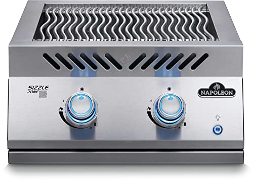 Napoleon BIB18IRNSS Built-In Dual Infrared Drop-In Burner, 18-Inch