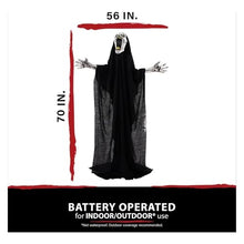 ASDJKL Holiday Decoration 70-in The Howling Reaper, Halloween Animatronic for Indoor or Covered Outdoor Halloween Decorations, Battery Operated Props Halloween Decorations