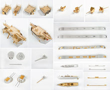 MK.1 Design 1:200 IJN Battleship Mikasa Detail-up Parts DX Pack Gold/White