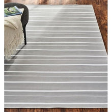 Renwil Rectangle Outdoor Rug with Cool Grey and White Stripe RCAYX-64895-912