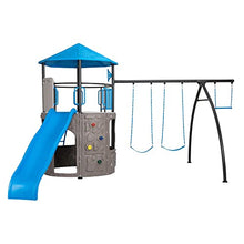 Lifetime Adventure Tower Swing Set Playset Malibu Blue