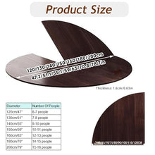 ZDJZMGZ Portable Large Round Wood Table Top, 79'' Folding Circle Table for Kitchen, Dining, Patio, Banquet - Versatile Desktop Replacement, Natural Finish