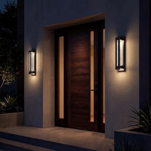 Kichler River Path LED Outdoor Wall Sconce Light, Black