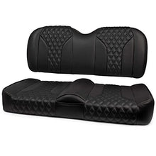 MODZ FS2 Custom Golf Cart Front Seat for EZGO TXT [1995-Up] - Black Base - Double Diamond Pattern