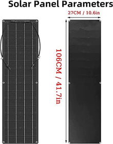 6 * 200 W Solar Panel Kit, Flexible Bendable 30° Solar Panels, Monocrystalline Solar Battery Charger with Controller, IP67 Waterproof for Camping, Boat, RV, Car