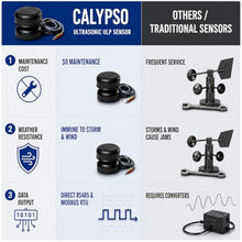Calypso Instruments Ultrasonic Anemometer RS485 — Solar-Powered Wind Speed & Direction Sensor | Modbus RTU | Weather Station Integration | Zero Maintenance