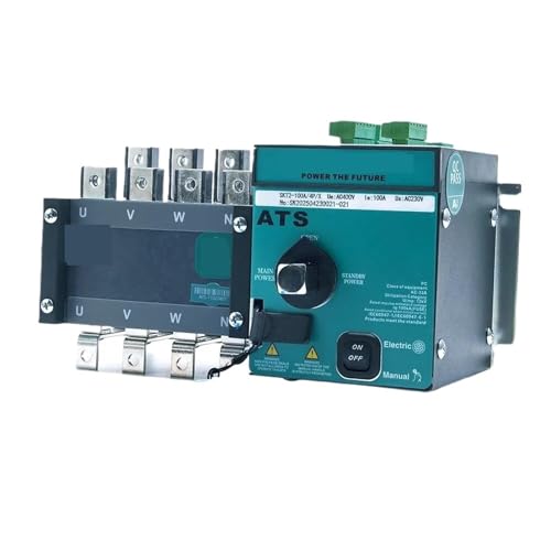 4P 630A 400A ATS Dual Power Automatic Transfer Switch Generator ATS Switch Control Voltage AC220V(SKT1 630A 4P)