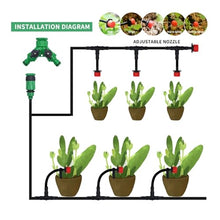 Ship Accessories 50M-5M DIY Drip Irrigation System Automatic Watering Garden Hose Micro Drip Watering Kits with Adjustable Drippers Irrigation Accessories(KIT008-30M)
