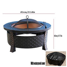 Outdoor Fire Pit Outdoor Wood Fire Pit Grill, Party BBQ with Cooking Grate, Backyard Patio Fire Pit (Color : Style 1) (Style 2)