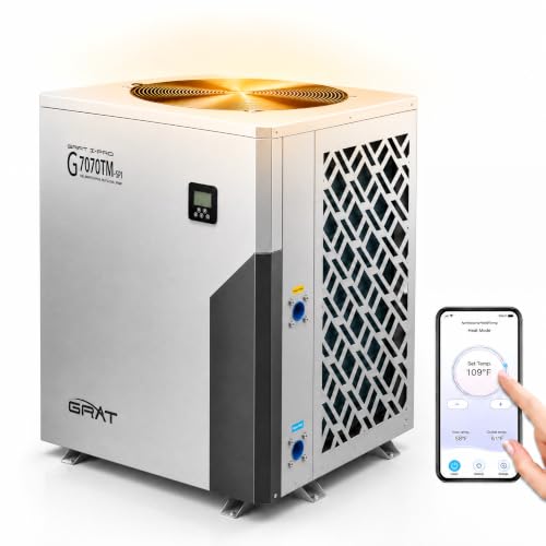 GRAT 140,000 BTU Full Inverter Swimming Pool Heat Pump 42,000 Gallons