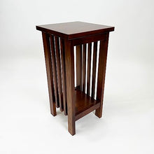 Wayborn Oak Solidwood Flower Stand 12″X12″X25″ Assembly Not Required Wooden Pedestal