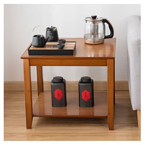 HASMI Living Room Table Coffee Table Table Stand Sofa Side Tea Table, Used for Living Room Bedroom Office Industrial Square Multifunctional Table Outdoor Side Table (Color : B)