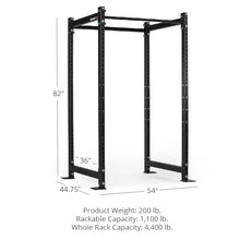 Titan Fitness T-3 Series Black Short Power Rack 36in Depth 1,100 LB Capacity