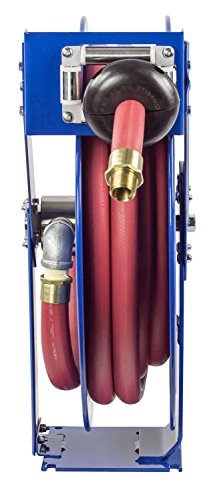 COXREELS Supreme Duty Spring Rewind Hose Reel for Fuel 3/4" I.D. 75' 300 PSI Blue