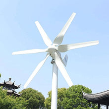 Horizontal Axis Wind Turbine Generator 600w, 3 Phase AC Renewable Energy Controller with Auto MPPT Controller Free Power for Home Farm Street Lamps Windmill (12v 24v 48v)