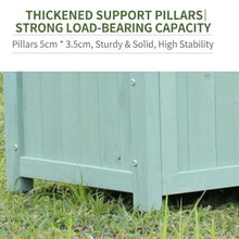 Wooden Outdoor Storage Bench,2 Seater Patio Garden Bench with Backrest