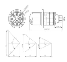 Automatic Rotating Car Washing Nozzle, 2900psi 200bar High Pressure Surface Cleaning 3D Cleaning Nozzles Head
