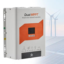 VNATWGOO 5000W Solar Wind Dual MPPT Controller, with External Dump Load & Color LCD Display, 12V/24V/48V, for Home Energy Systems 12V/24V