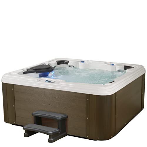 Essential Hot Tubs Select Series 80-Jet 6-Person Lounger 2023 - Gray