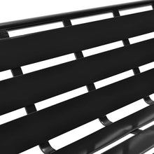 Global Industrial 6' Outdoor Park Bench with Back, Horizontal Steel Slats