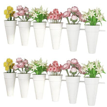 Plastic Flower Display Stand Wall Mounted Decorative Plant Holder Florist Bouquet Shelf For Fresh Flower Shop Floral Container Plant Stand For Indoor Outdoor Flower Pot Holder Rack With Bask