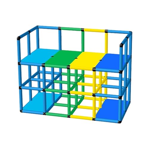 Funphix Outer Railing Swimming Pool Platform for Toddlers and Kids – Learn to Swim Outdoor Playset – Multi-Level Toddler Swim Platform for Swim School, Backyard Pool – Colorful Kids Pool Equipment