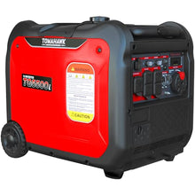 TOMAHAWK 5500 Watt Inverter Generator Super Quiet Portable Power For Residential Home Use 120V and USB Outlet Panel