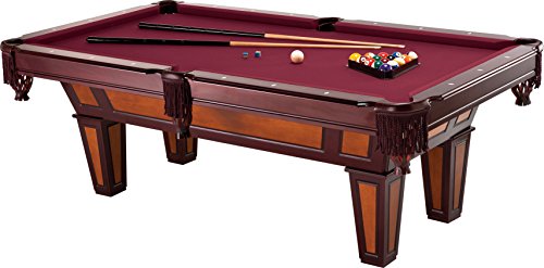Fat Cat by GLD PRODUCTS Reno 7.5' Pool Table with Dark Cherry Finish, Red Cloth
