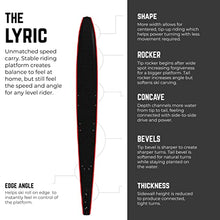 Radar Lyric Graphite Waterski 65" Carbon/Lilac/Mint