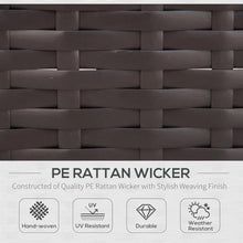 YWMLFZ Patio Furniture Sets Outdoor All Weather Rattan Sectional Sofa Set with Cushions & Tempered Glass Desktop