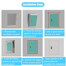 YLLFFLL Large Lockable Wall Access Panel with Handle, 14x29 14x36 14x48 14x60 Aluminium Frame Inspection Hatch for Drywall, Hidden Revision Door Customizable(30x72in/76x183cm)