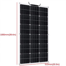 SISHUINIANHUA 2000W 1000W Solar Panel Flexible Solar Cell 18V ETFE DIY Cable Waterproof Outdoor Car RV Rechargeable Power System for Car RY,2000w