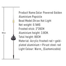 MIOBER Solar Lights Outdoor, Bright Solar Ice Cream Pathway Lights Waterproof Solar Powered LED Landscape Garden Lighting for Path Yard Walkway Decor,25PCS