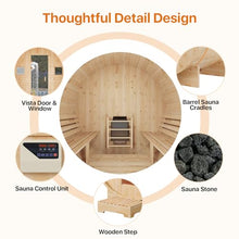 SunSwell Outdoor Traditional Barrel Sauna