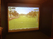 SPECTRUM GOLF SIMULATORS Golf Cage 10 x 10 x 5 3/4 inch with Net, Panels, Pads, and Screen